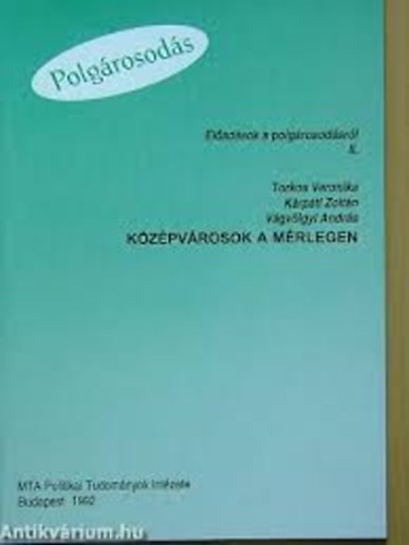Dr. Krpti Zoltn; Etal.; Torkos Veronika - Polgrosods II. - Kzpvrosok a mrlegen
