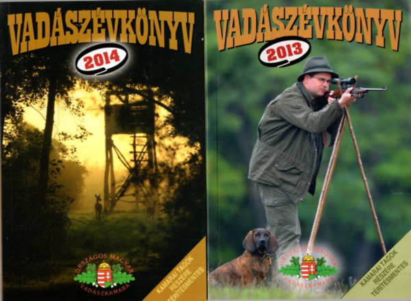 4 db Vadszvknyv ( egytt ) 2011-2014.