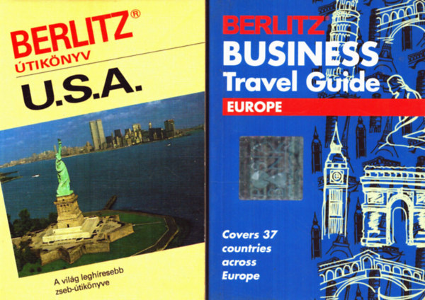 2 db Berlitz tiknyv: U.S.A., Business Travel Guide