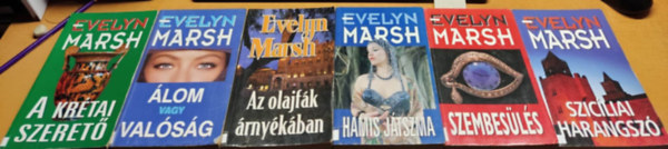 Evelyn Marsh - 6 db Evelyn Marsh romantikus regny (cmek a termklersban, sajt fotval)