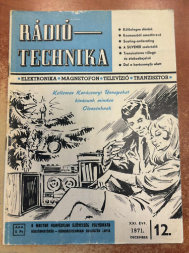 R�di�technika XXI. �vfolyam 1971. 12. sz�m
