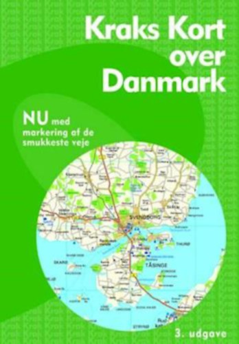 Kraks Kort over Danmark - Nu med markering af de amukkeste veje (Dnia trkp) 3. udgave