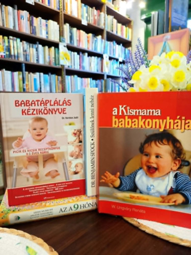 Dr. Heidi Murkoff Kerekes Judit - Arlene Eisenberg - Benjamin Dr. Spock, Ungváry Renáta Sandee Hathaway - Baba- mama könyvcsomag 4 darabos KÖNYVMENTŐ AJÁNLAT: Babatáplálás kézikönyve - Picik és kicsik receptkönyve 0-3 éves korig, Az a 9 hónap, Szülőnek lenni nehéz, A kismama babakonyhája