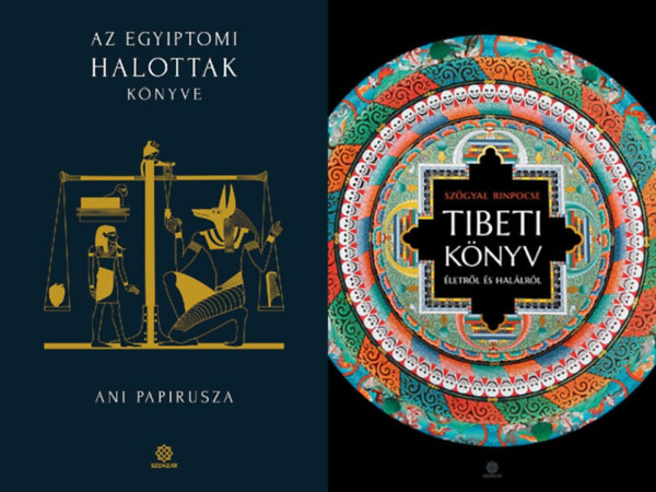 2 db Halottasknyv: Az egyiptomi Halottak knyve - Ani papirusza + Tibeti knyv letrl s hallrl