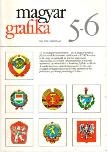 Magyar grafika  1986. XXX. vf.5-6