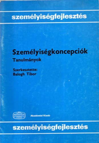 Szemlyisgkoncepcik - Tanulmnyok