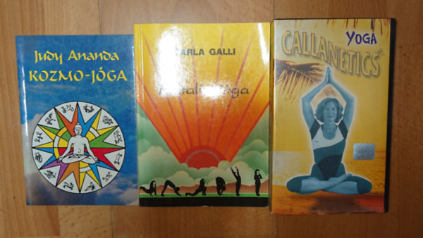 Carla Galli Judy Ananda - 2 könyv a jógáról + ajándék VHS kazetta (Yoga - Calanetisc), Kozmo-jóga, Fiatalító jóga