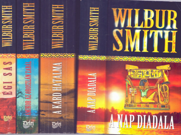 4 db Wilbur Smith knyv: Amikor az oroszln zabl + A kard hatalma + A nap diadala + gi sas