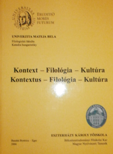 Kontextus - Filolgia - Kultra