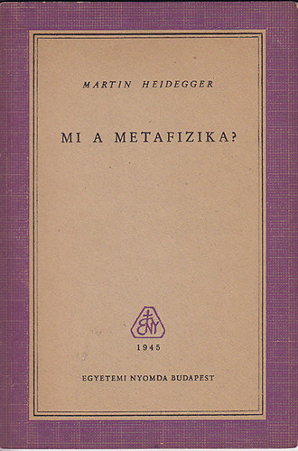 Mi a metafizika?
