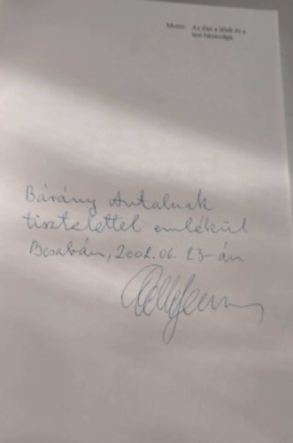 Pelle Ferenc - A sokarc let- dediklt