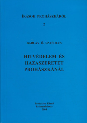 Hitvdelem s hazaszeretet Prohszknl