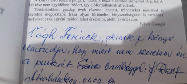 Fekete Jzsef - letem fehren-feketn