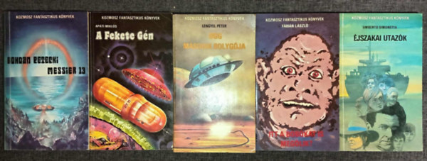 (5db) Kozmosz Fantasztikus Knyvek knyvcsomag: Messier 13 / A fekete gn / Ogg msodik bolygja / Itt a bobkat is meglik? / jszakai utazk