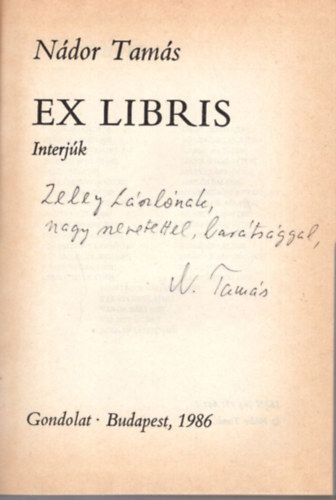 Ex libris - dediklt