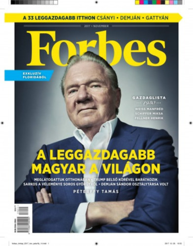 Forbes Magazin - 2017. november