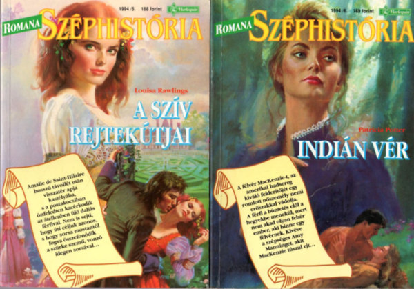 3 db Romana Szphistria: 1994/1. A szenvedly rabsgban  + 1994/5. A szv rejtektjai + 1994/6. Indin vr