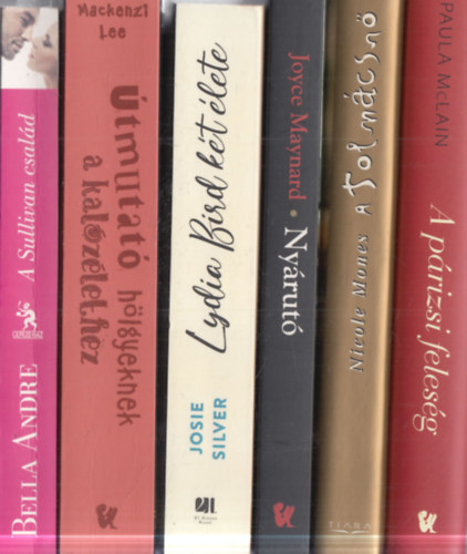 6 db romantikus reg�ny: A Sullivan csal�d + �tmutat� h�lgyeknek a kal�z�letben + Lydia Bird k�t �lete + Ny�rut� + A tolm�csn� + A p�rizsi feles�g