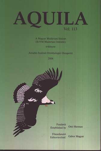 Aquila 2006 (vol.113)- A Magyar Madrtani Intzet vknyve