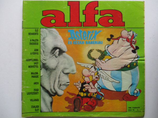 IPM Junior Alfa - X. vf. 1. szm, 1988. februr: Asterix s Czr babrjai