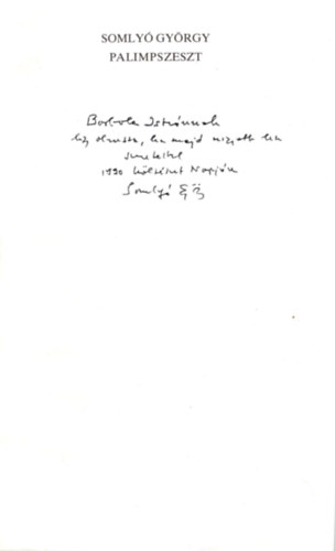 Palimpszeszt- dediklt