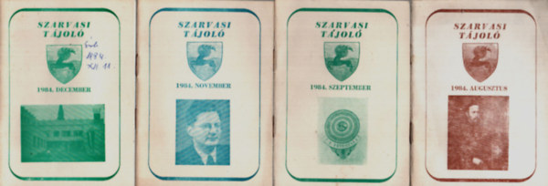 Szarvasi tjol 1984. (8, 9, 11, 12.)