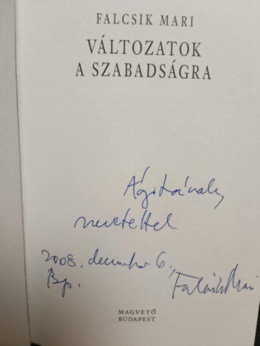 Vltozatok a szabadsgra