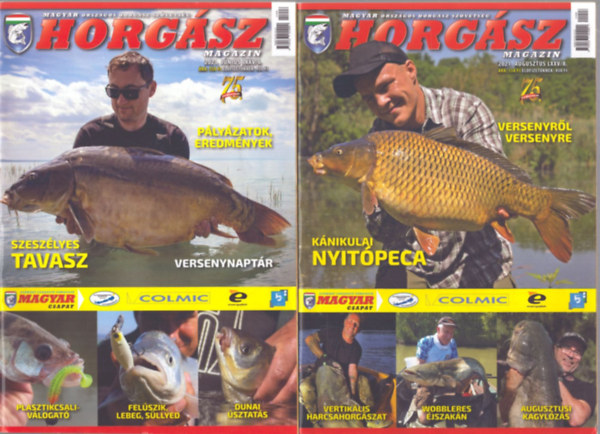 2 db Horgsz magazin: 2021. jnius LXXV/6. s 2021. augusztus LXXV/8. szmok