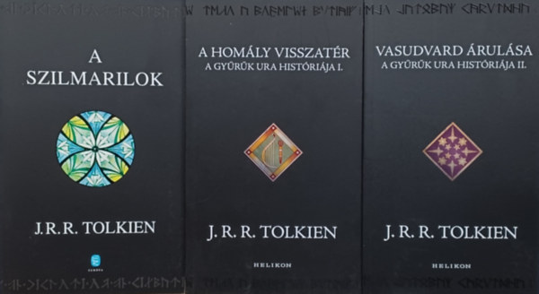 J. R. R. Tolkien - A szilmarilok + A Gyrk Ura histrija I-II.: A homly visszatr + Vasudvard rulsa (3 m)