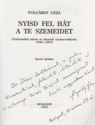 Nyisd fel ht a te szemeidet
