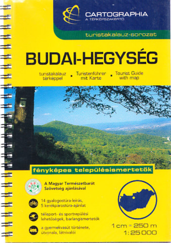 Budai-hegysg - turistakalauz trkppel - fnykpes teleplsismertetk (1:25000) (Cartographia)