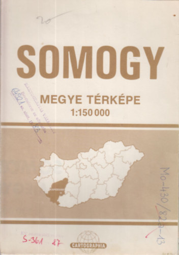 Somogy megye trkpe 1:150 000