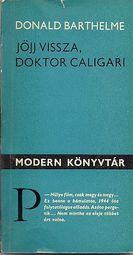 Jjj vissza, doktor Caligari