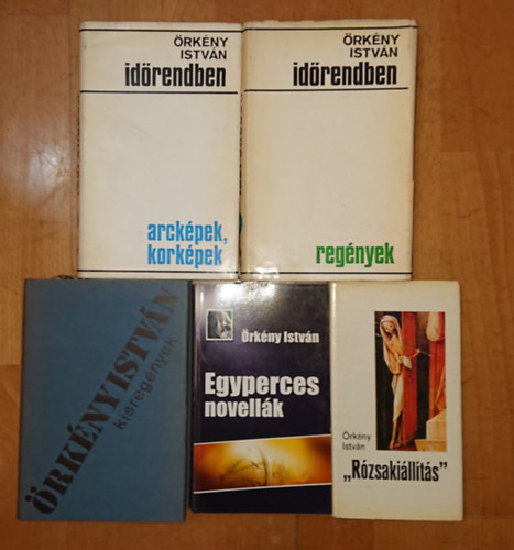 5 knyv rkny Istvntl: Rzsakillts, Egyperces novellk, KIsregnyek, Idrendben/Regnyek, Idrendben/Arckpek, korkpek