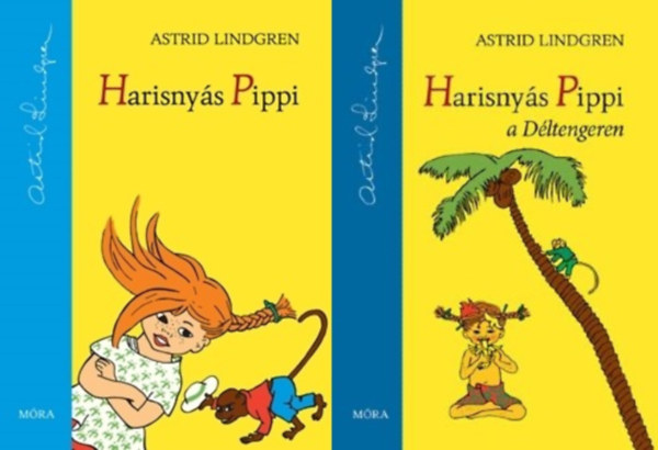2 db Harisny�s Pippi k�nyv: Harisny�s Pippi + Harisny�s Pippi a D�ltengeren
