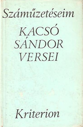 Kacs� S. - Kacs� S�ndor versei