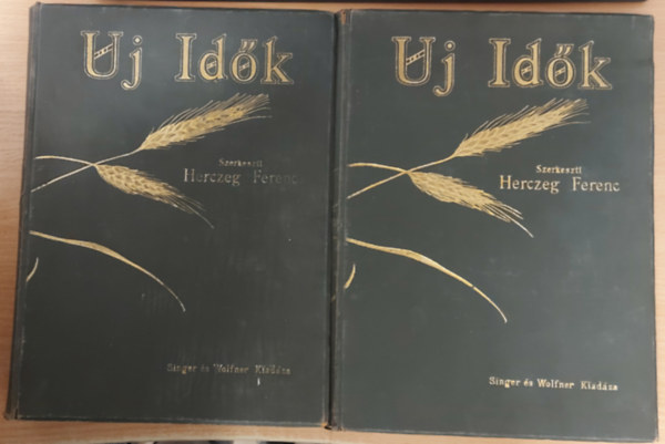 Herczeg Ferenc (szerk) - Uj Idők XXXIV. évfolyam 1-52. szám 1928 (teljes évfolyam, két kötetbe kötve)
