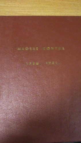 Nyerges gnes  (szerk.) - Magyar konyha 1980.,1981.