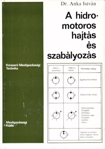 A hidromotoros hajts s szablyozs