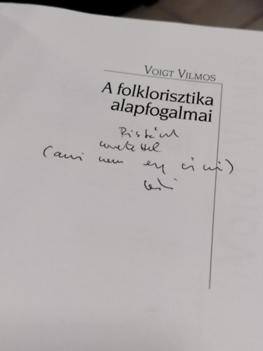 A folklorisztika alapfogalmai