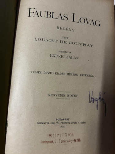 Faublas lovag kalandjai