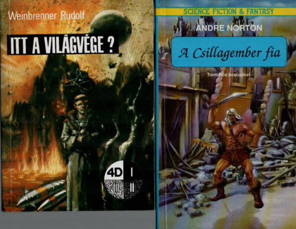 2 db Sci-fi egytt: Itt a vilgvge, A csillagember fia.