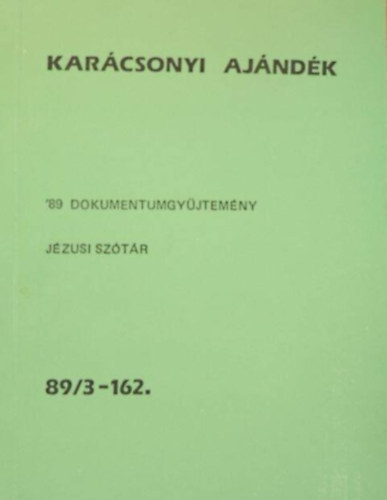 Karcsonyi ajndk 1989/3.