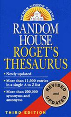 Random House Roget's Thesaurus (Third Edition)