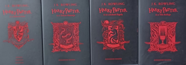 Harry Potter Jubileumi kiads - Griffendl 1-4.: Harry Potter s a blcsek kve  + Harry Potter s a titkok kamrja + Harry Potter s az azkabani fogoly  + Harry Potter s a Tz Serlege