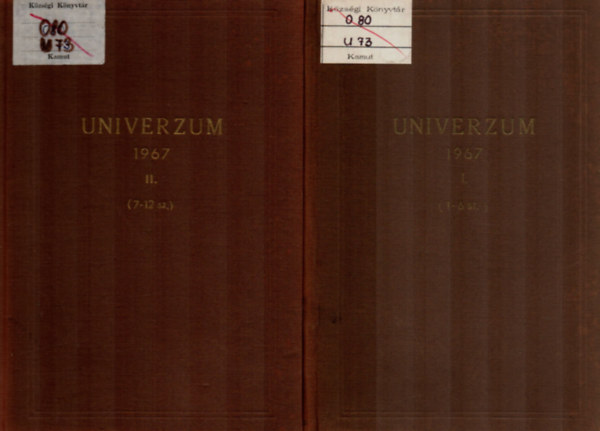 Univerzum 1967/1-12. - Teljes vfolyam