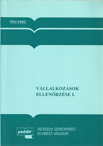 Vllalkozsok ellenrzse I-II.