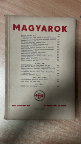 Magyarok 1946 okt�ber h�  - II. �vfolyam 10. sz�m