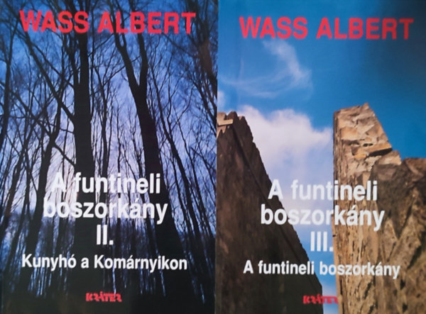 2 db Wass Albert k�nyv - A funtineli boszork�ny II.-III.