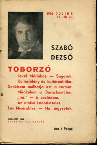 Toborz (Szab Dezs fzetek 19-20.)